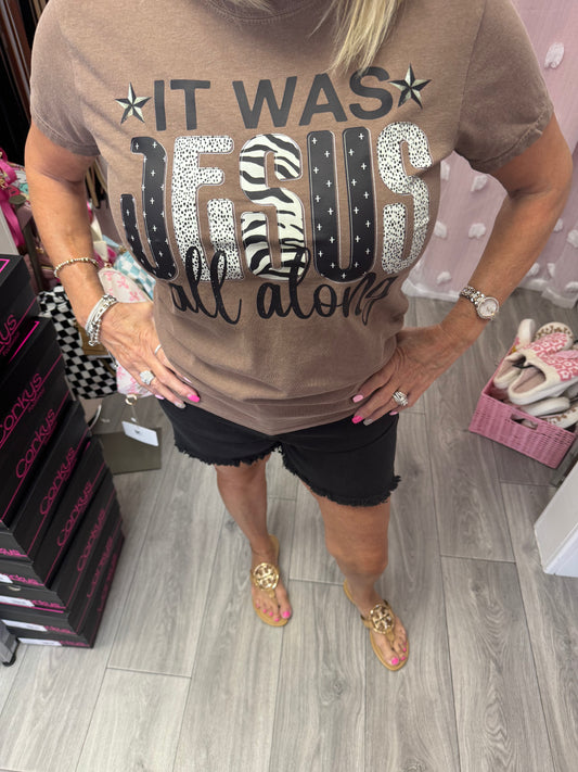 It Was Jesus All Along Graphic Tee