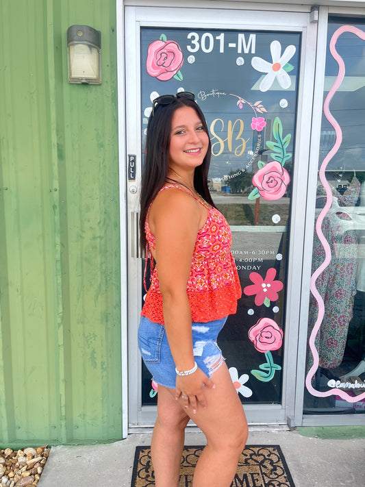 Baby Doll Boho Style Top