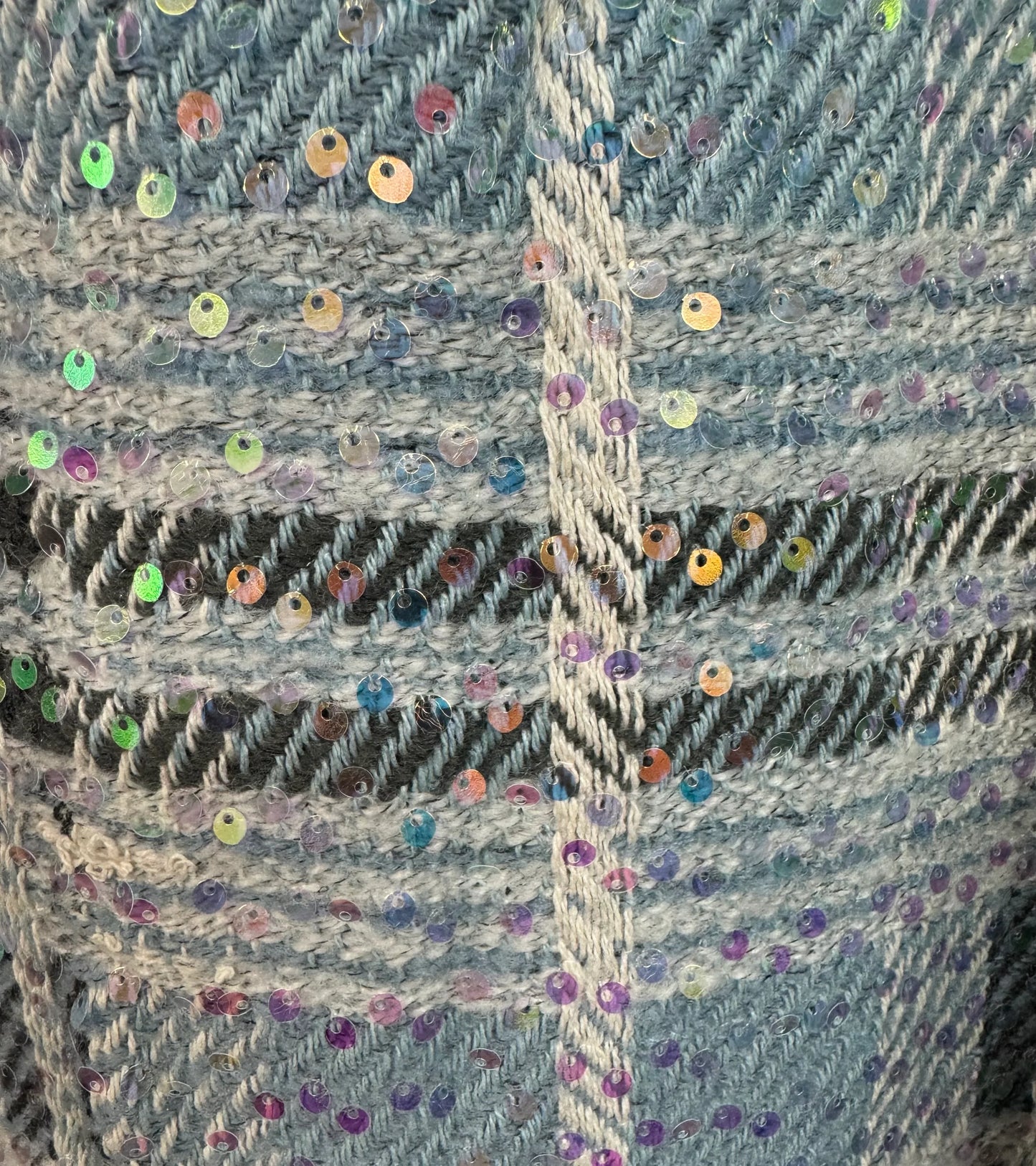 Sequin Plaid Oversized Shacket with Pockets - Southern Sassy Boutique