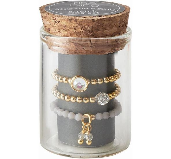 Ring Bling Stackable Stretchy Rings
