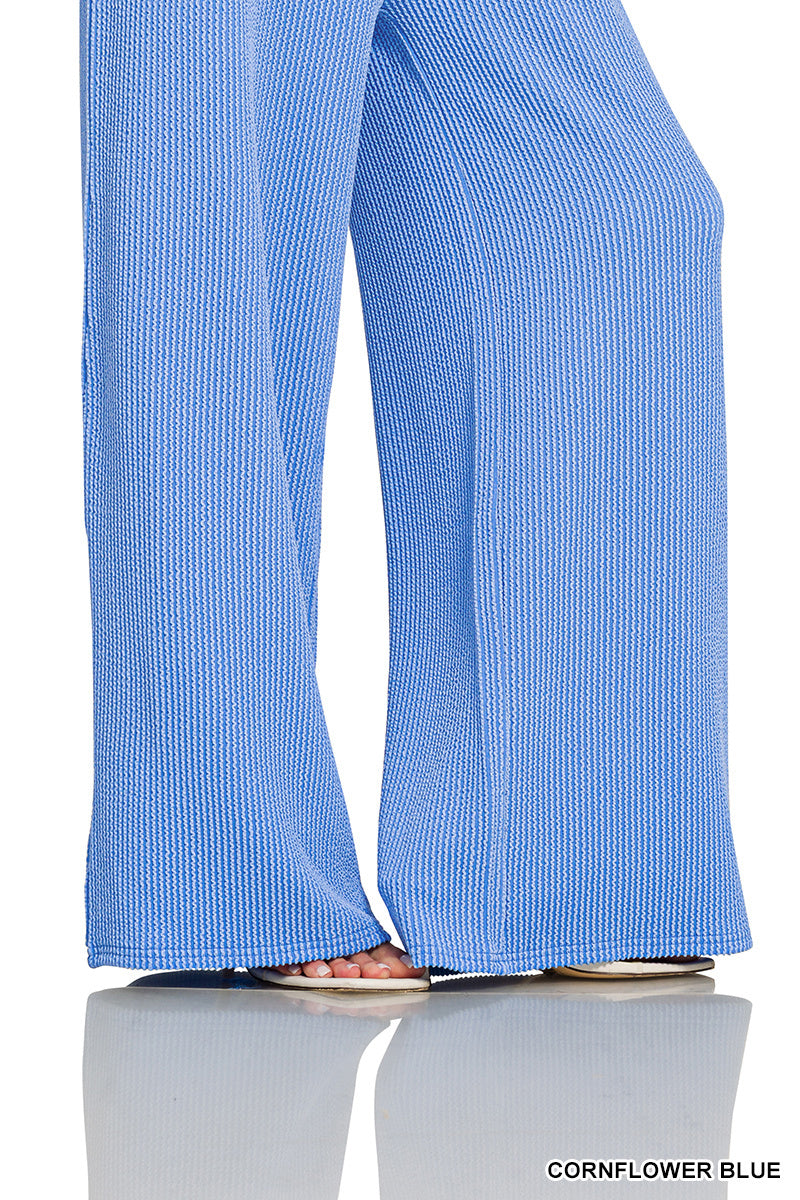 Raised Rib Pullover & Pants Set