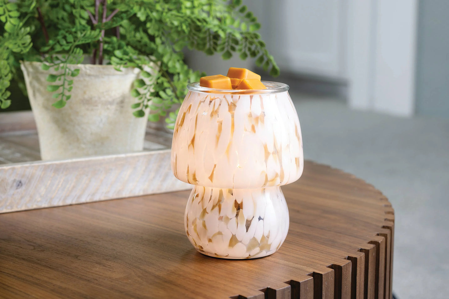 Art Glass Lamp Vintage Bulb Illumination Fragrance Warmer - Southern Sassy Boutique