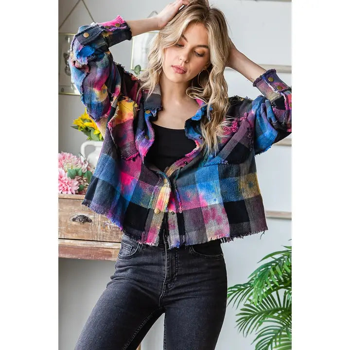 Multicolor Dyed Buffalo Check Flannel