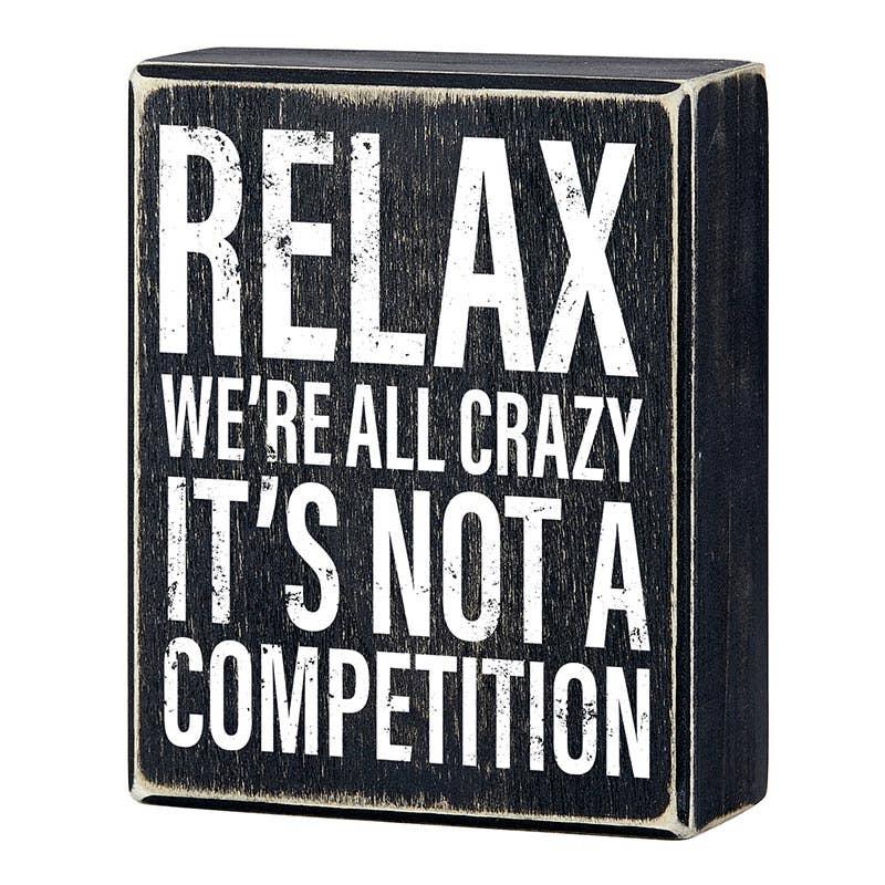 Box Sign - All Crazy