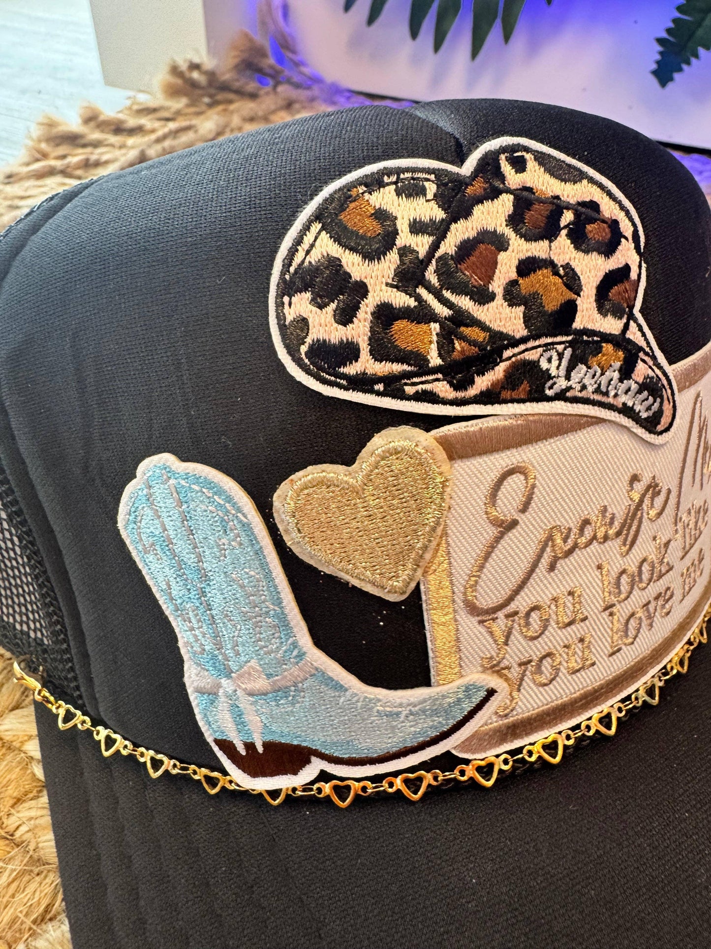 Excuse Me You Look Like You Love Me Cowgirl Trucker Hat - Southern Sassy Boutique