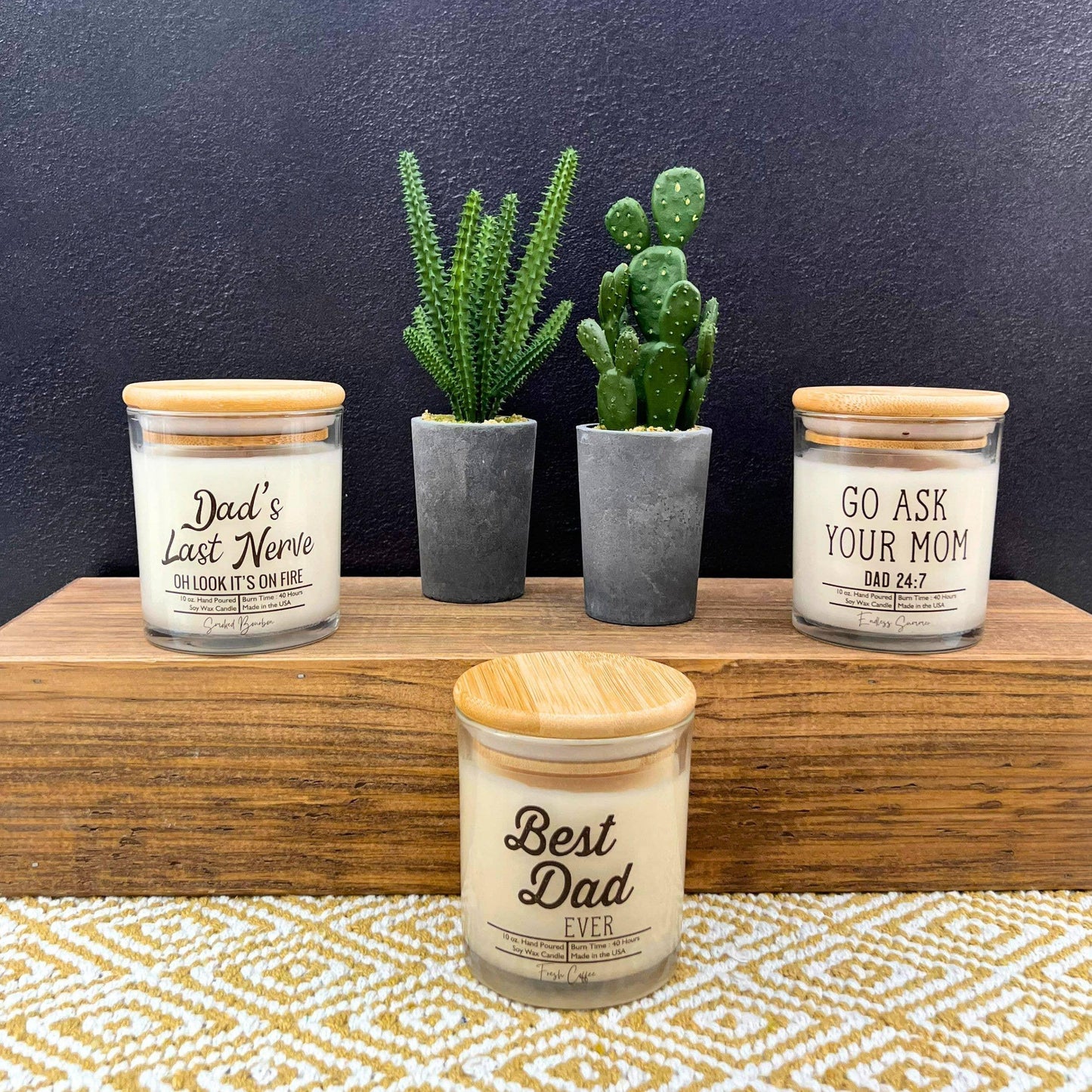 Dads Last Nerve - Fathers Day Gifts Candles - Soy Wax Candle - Southern Sassy Boutique