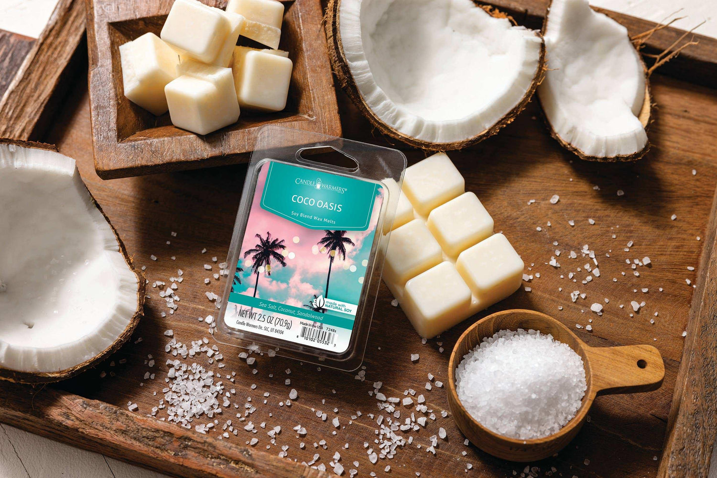 2.5 oz Wax Melt Coco Oasis