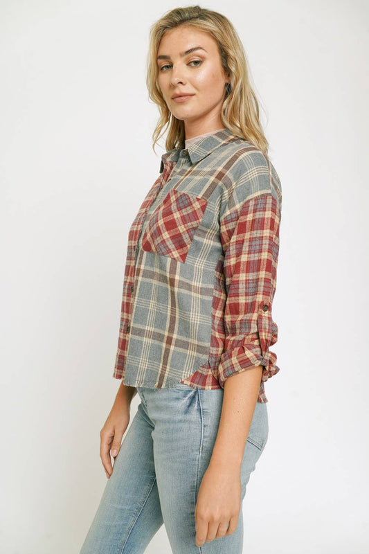 Checker & Plaid Shirt