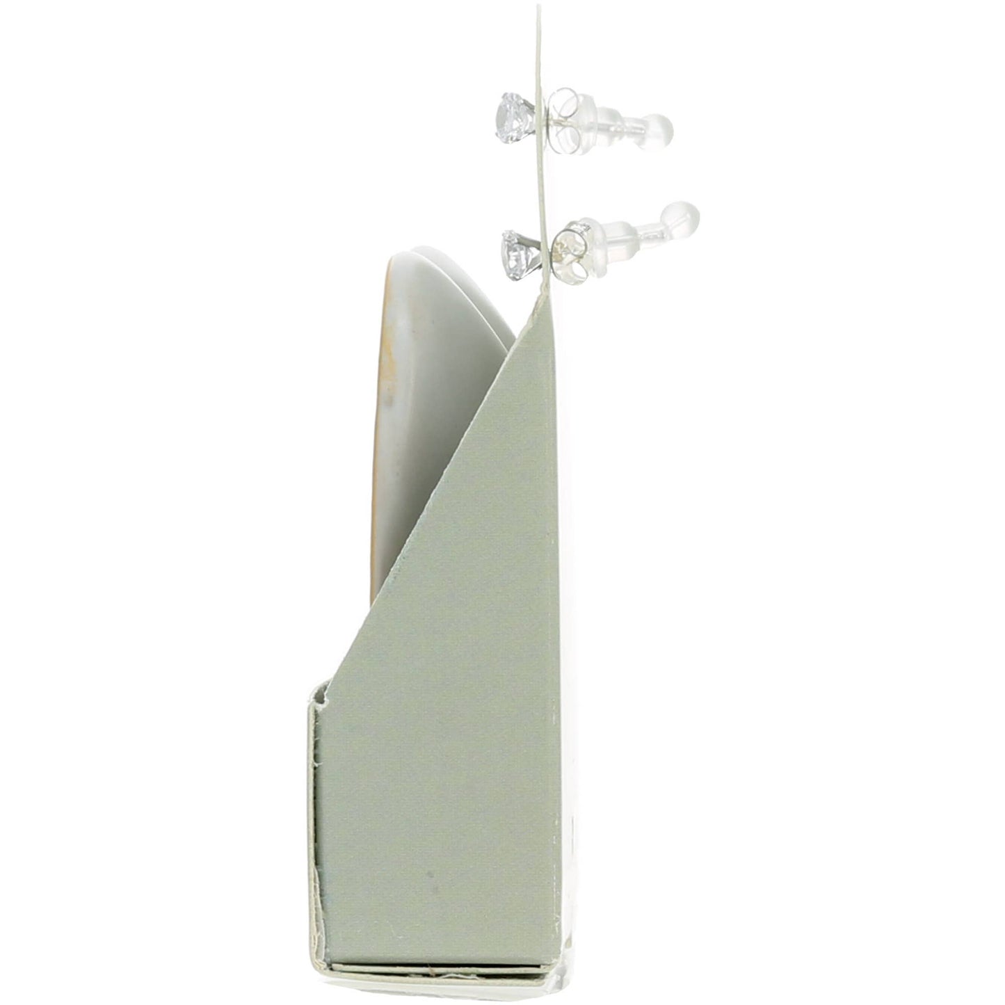 Forever Friends - Sterling Silver CZ Earring and Dish Set