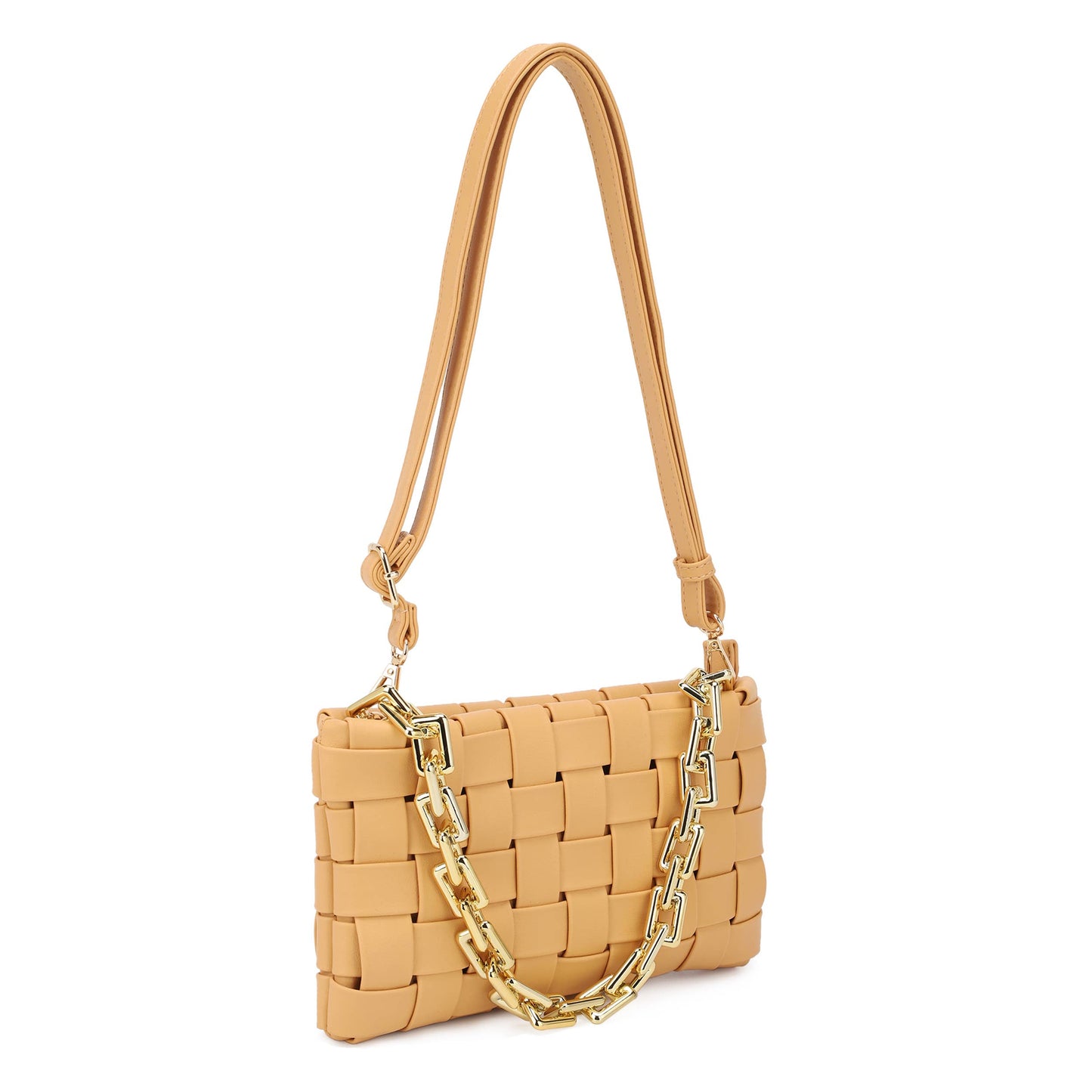 Kylie Chic Weave Crossbody Bag