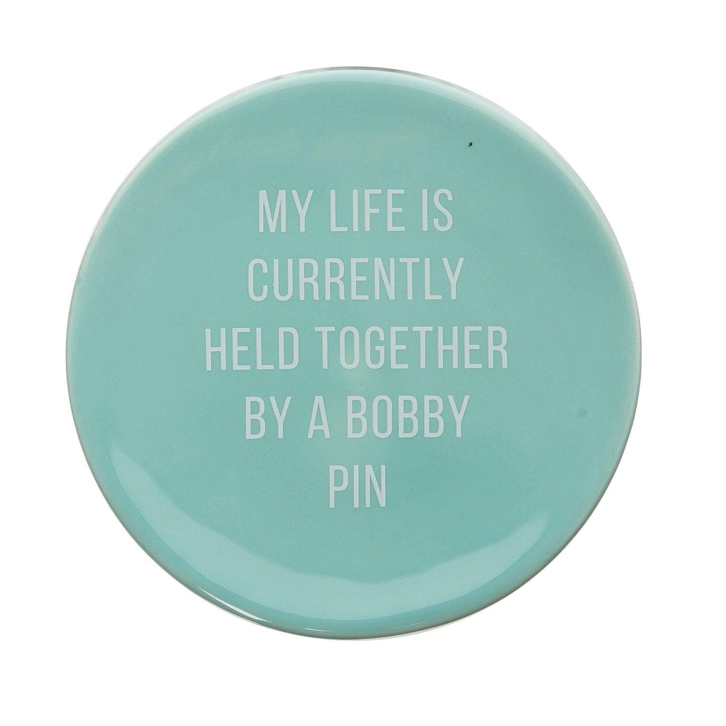 Held Together By A Bobby Pin Trinket Tray - Southern Sassy Boutique