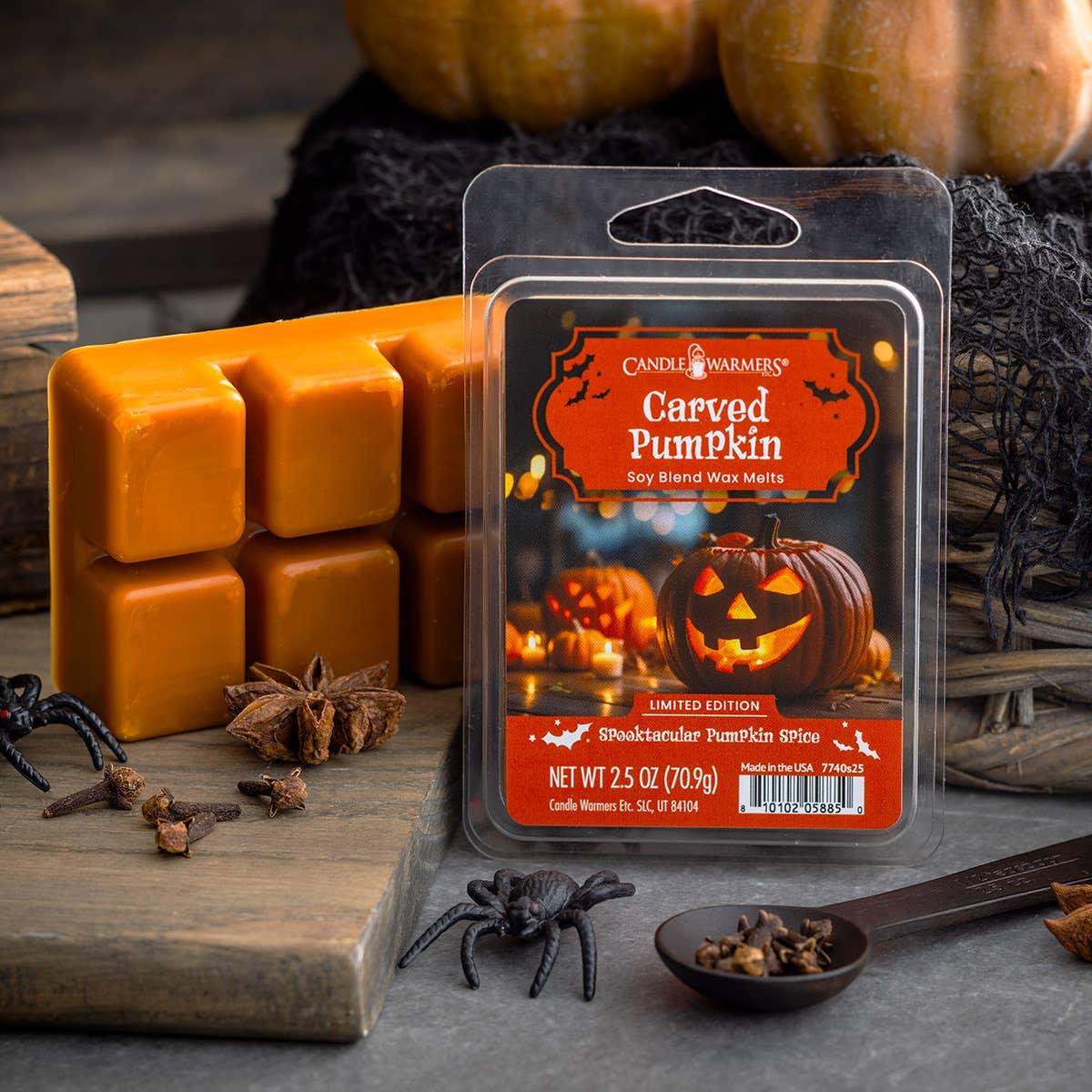2.5 oz Wax Melt Carved Pumpkin Limited Edition Halloween