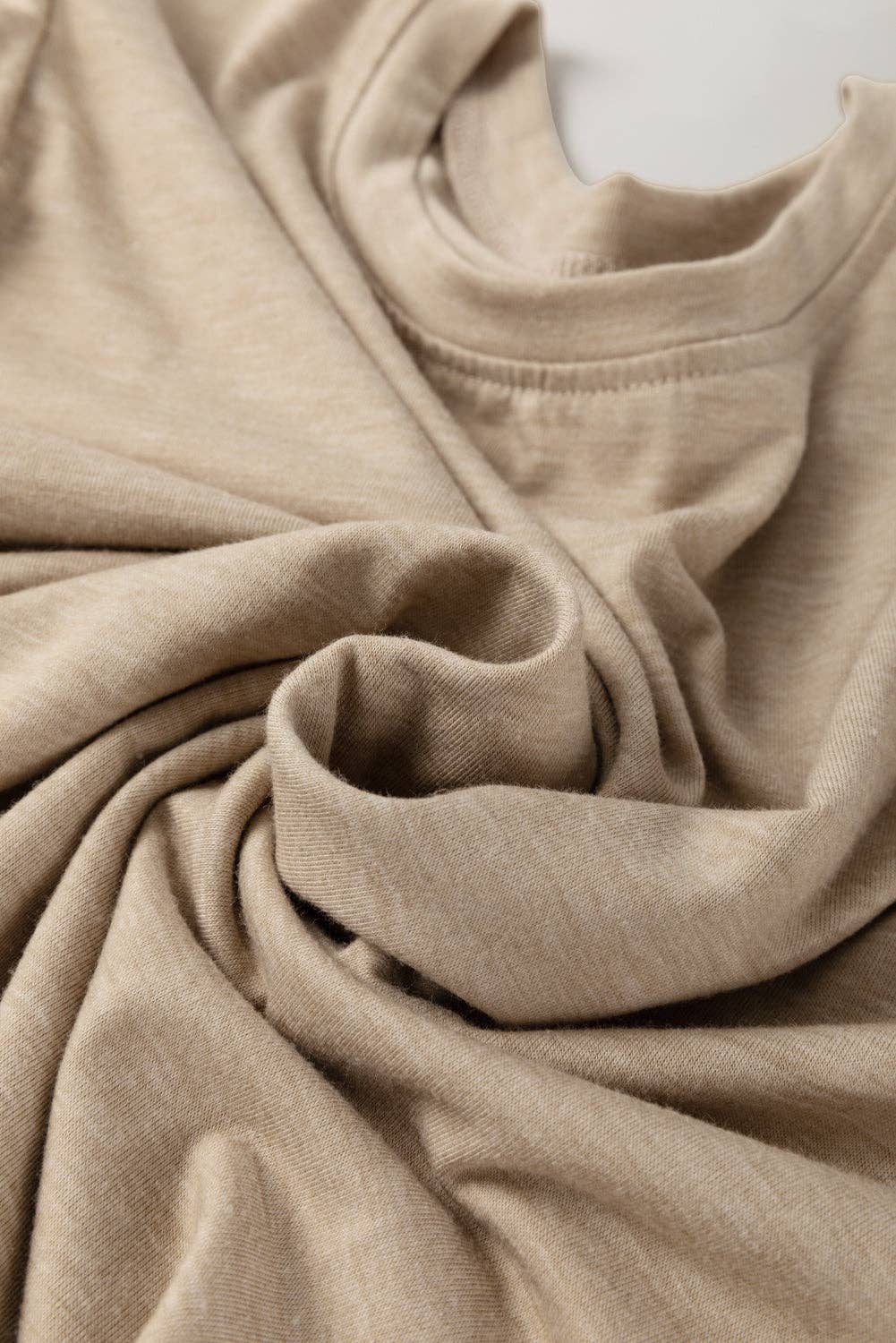 Solid Ruched Puff Sleeve T-Shirt