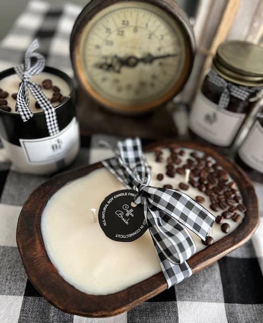 Dough Bowl Soy Candle - "COFFEE BREAK" - Southern Sassy Boutique