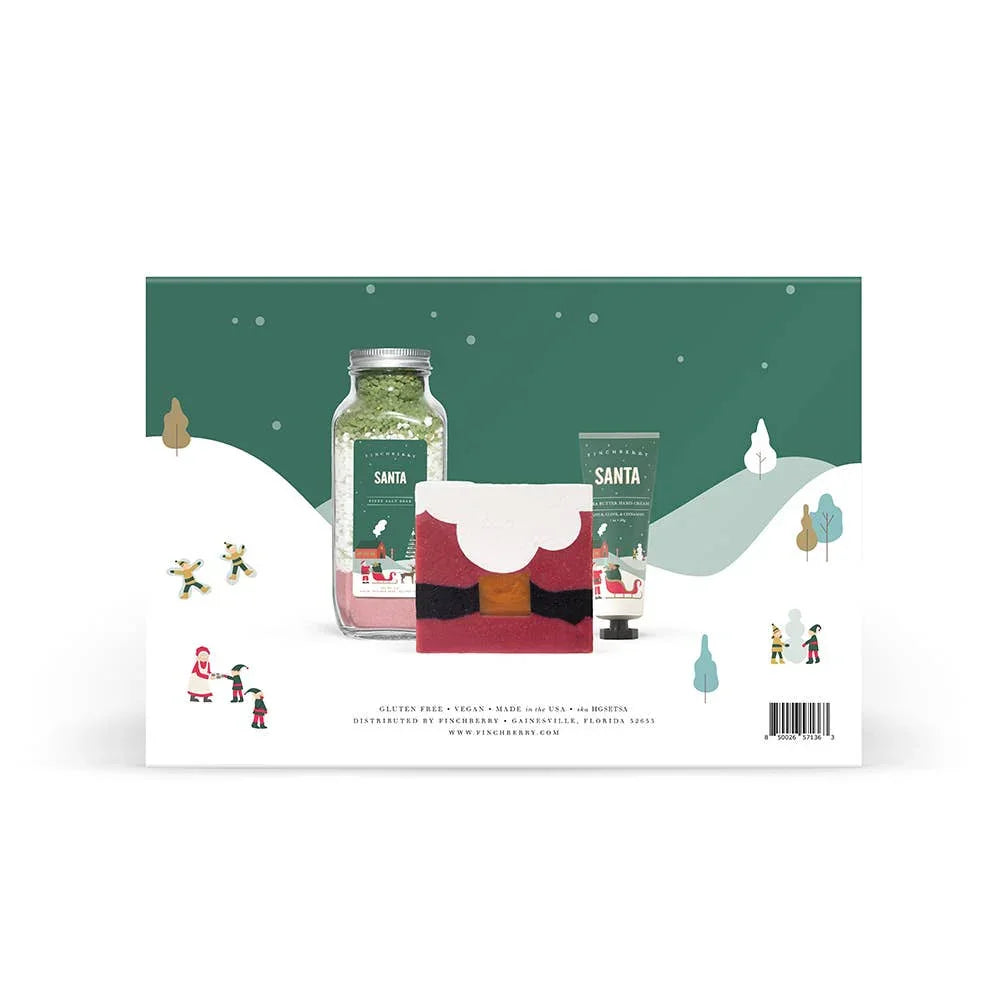 Santa 3 Pc Bath & Body Holiday Gift Set