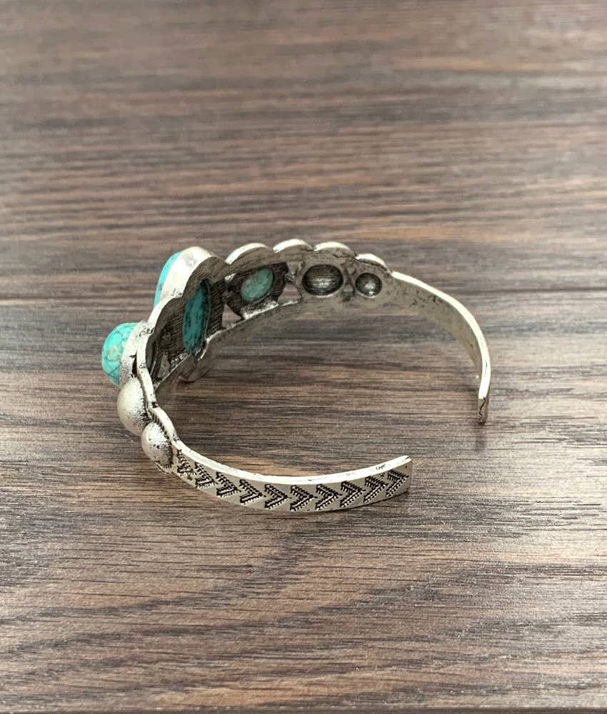 710972, Turquoise Cuff Bracelet