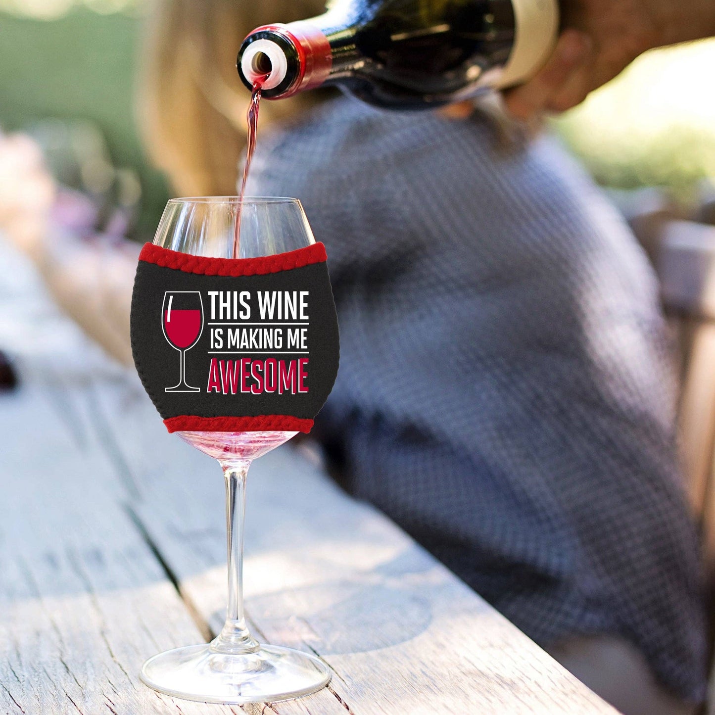 Awesome Wine Glass Sleeve