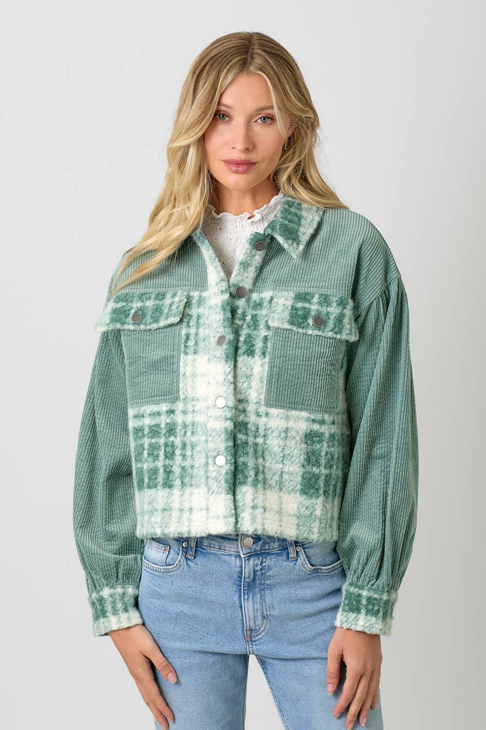 Mixed Media Shacket