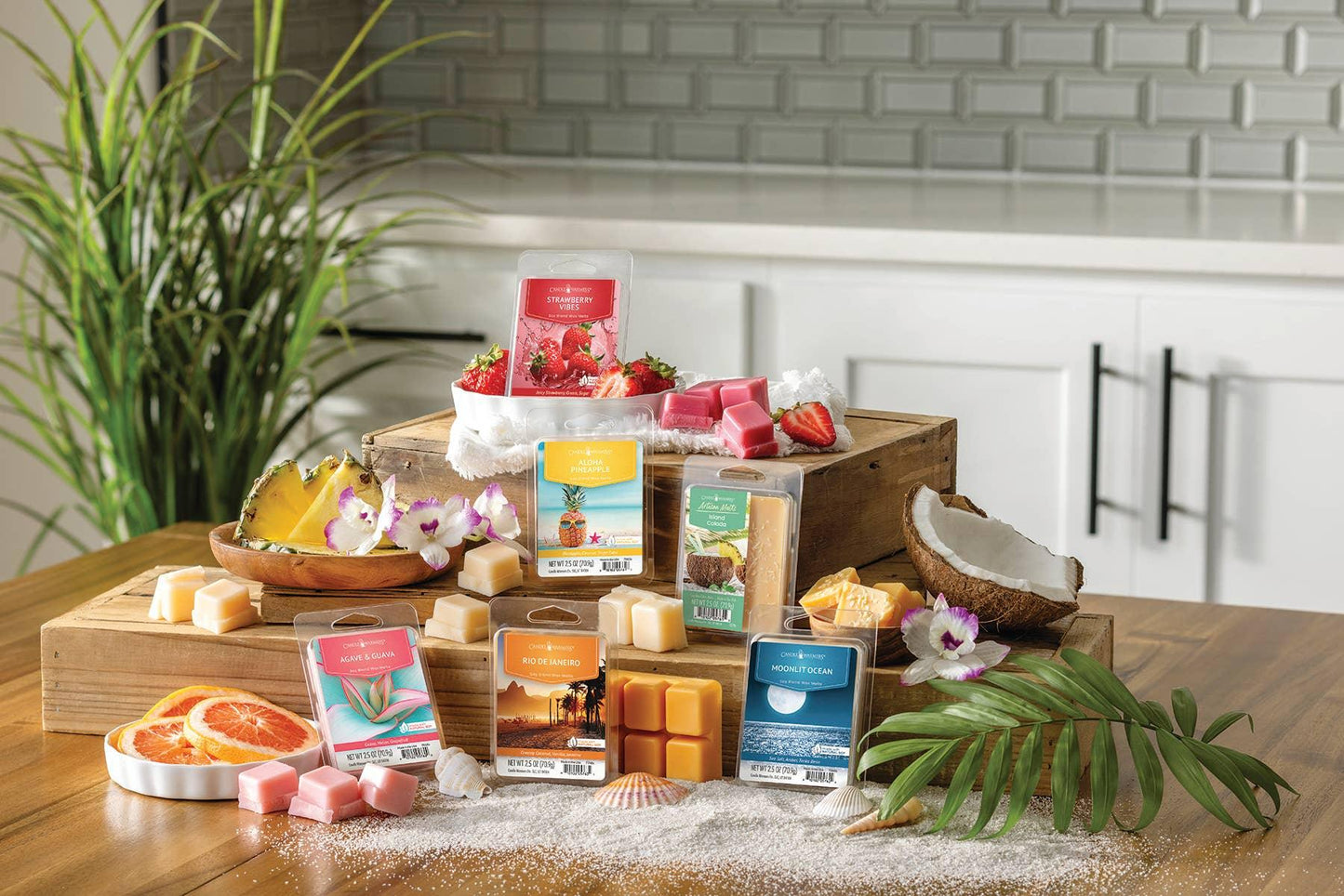 2.5 oz Wax Melt Strawberry Vibes - Southern Sassy Boutique