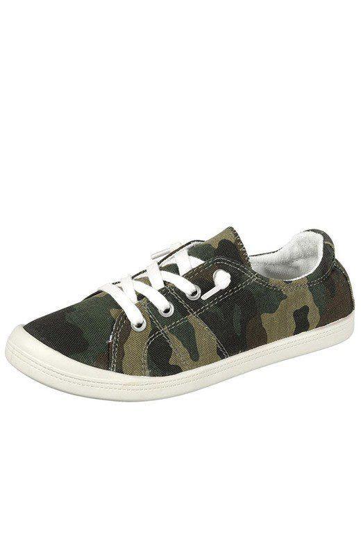Camouflage Sneakers - Southern Sassy Boutique