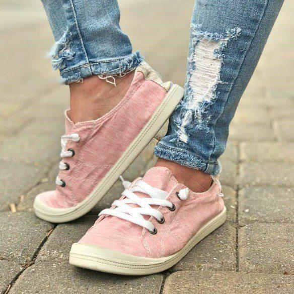 Pink Sneakers - Southern Sassy Boutique
