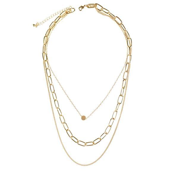Layered Chain Necklace - Southern Sassy Boutique