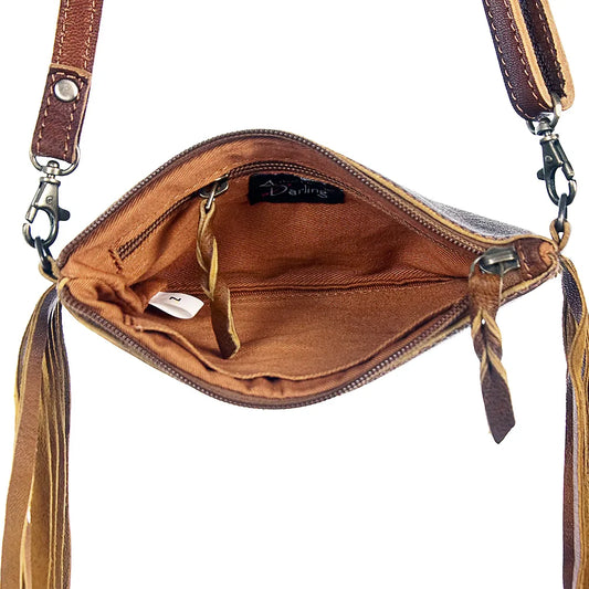 American Darling Small Cowhide Crossbody Bag - Southern Sassy Boutique