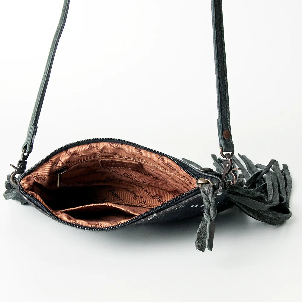 American Darling Silver Acid Wash Small Crossbody Bag