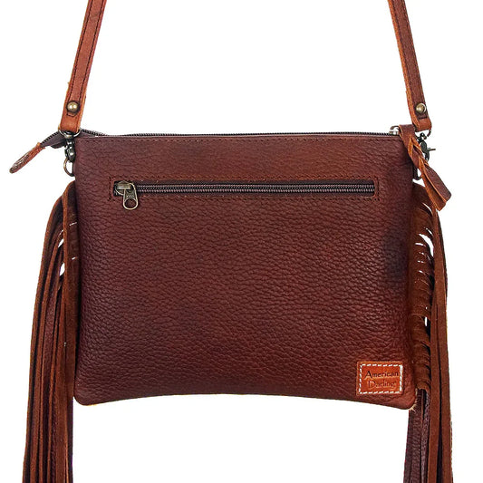 American Darling Animal Print Acid Wash Crossbody Bag - Southern Sassy Boutique