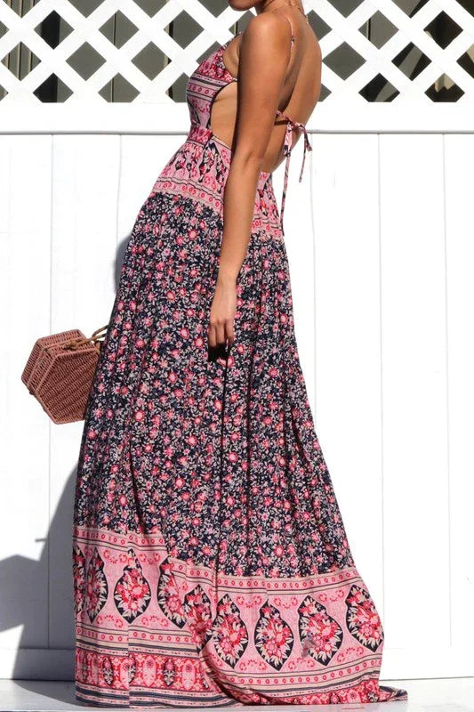 Paisley Maxi Dress - Southern Sassy Boutique