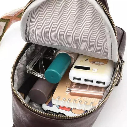 Crossbody Faux Leather Sling Bag - Southern Sassy Boutique