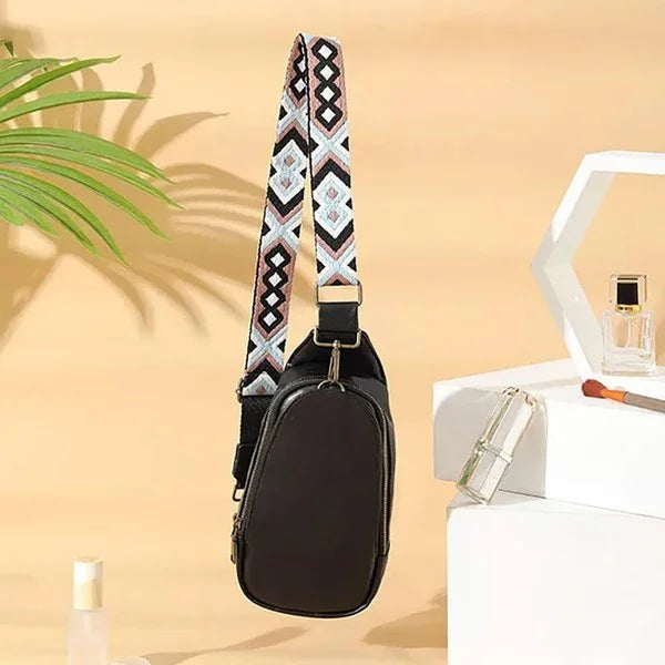 Crossbody Faux Leather Sling Bag - Southern Sassy Boutique