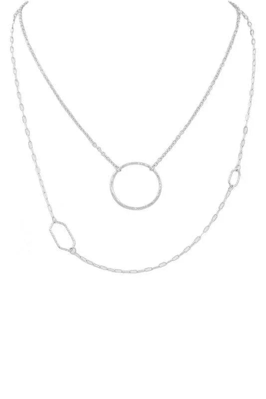 Layered Ring Necklace - Southern Sassy Boutique