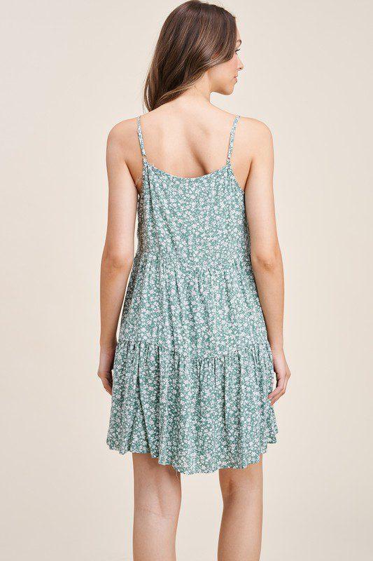 Floral Tiered Top - Southern Sassy Boutique