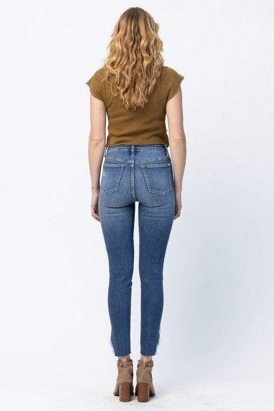 Curvy High Waist Skinny Jeans - Southern Sassy Boutique