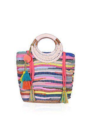 Mini Tote With Tassels - Southern Sassy Boutique