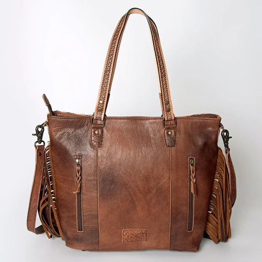 American Darling Stamped Tooled Leather Cheetah Bag - Southern Sassy Boutique