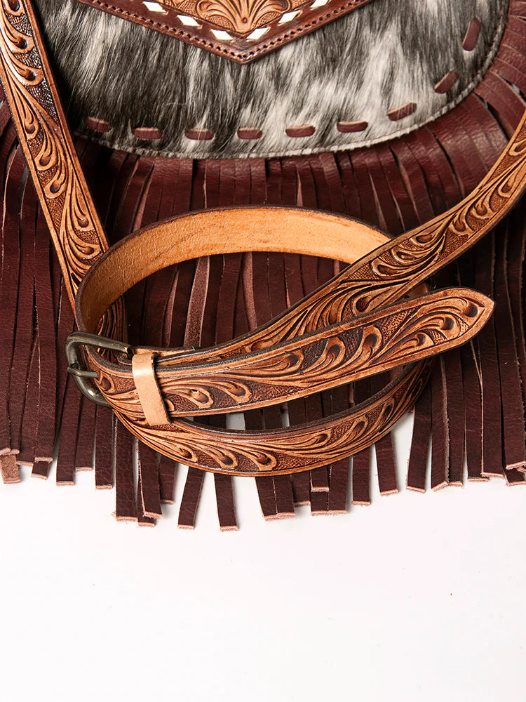 American Darling Hand Tooled Shoulder Bag