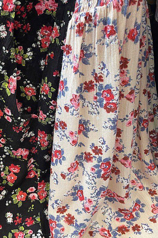 Floral Tie Romper - Southern Sassy Boutique