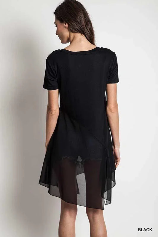 Flowy Mesh Top - Southern Sassy Boutique