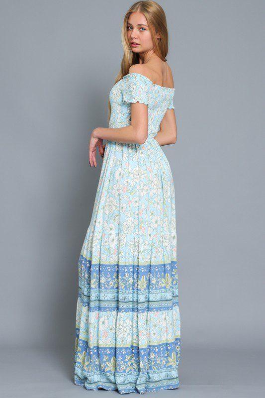 Cold Shoulder Maxi Dress - Southern Sassy Boutique