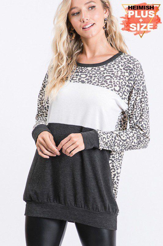 Cheetah Print Pullover - Southern Sassy Boutique