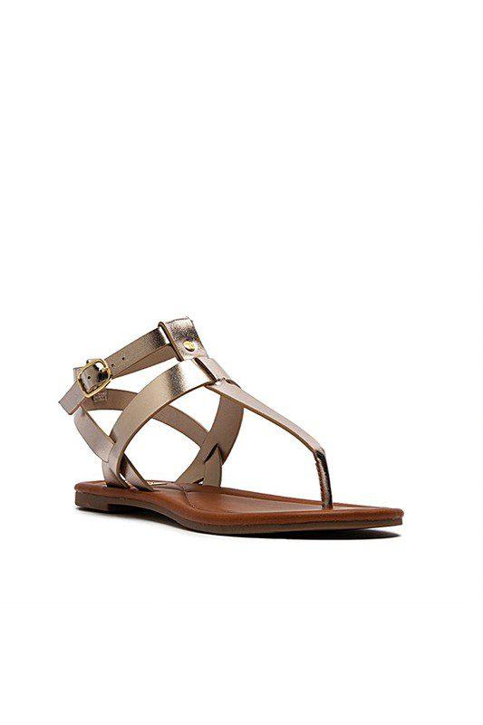Image: Thong Sandle Champaige | Southern Sassy Boutique