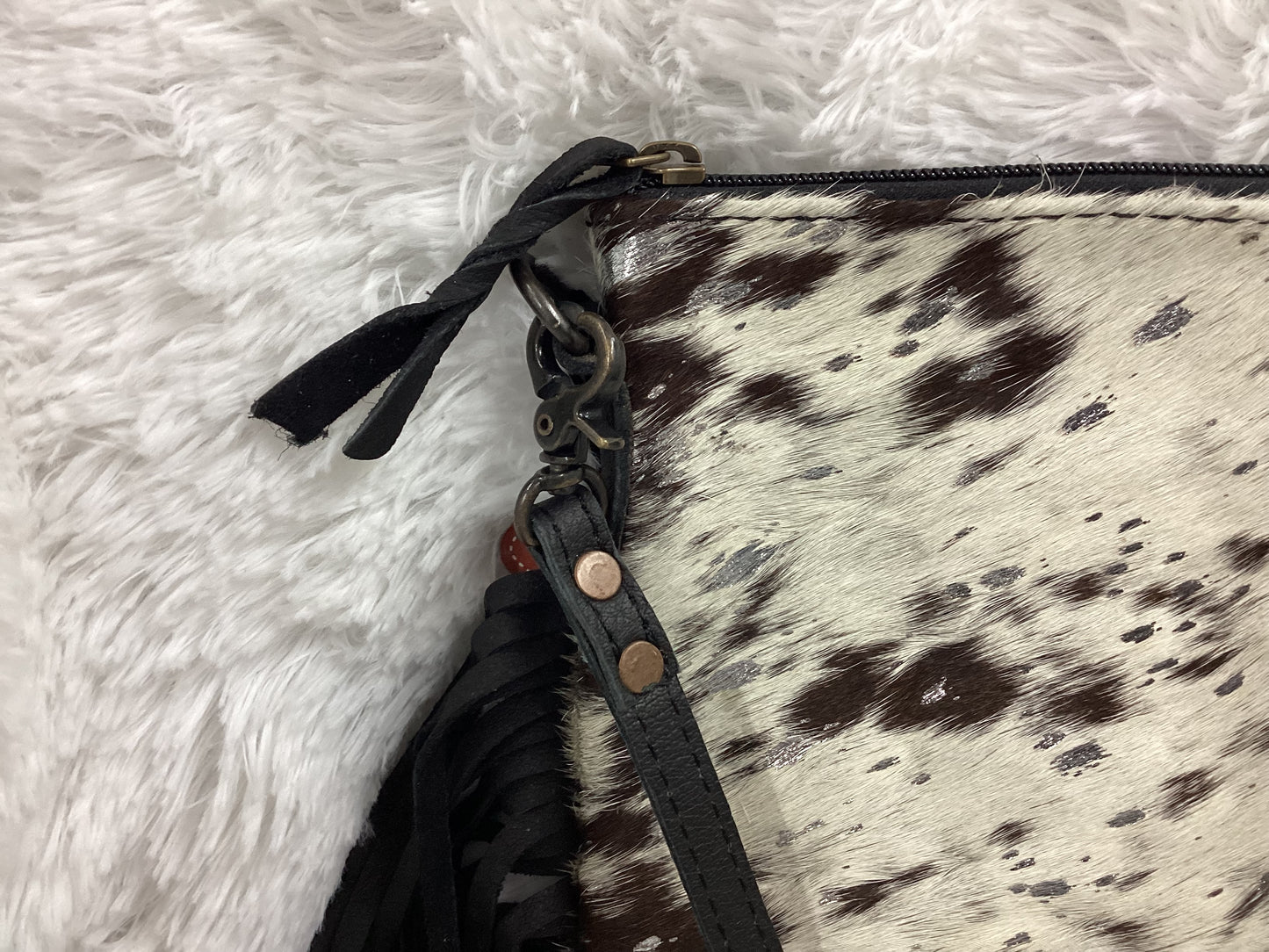American Darling Silver Acid Wash Small Crossbody Bag