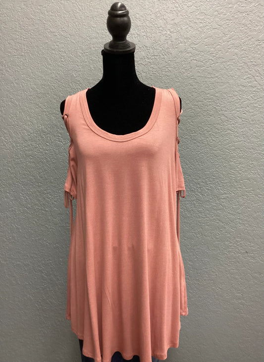 Lace Up Sleeve Top - Southern Sassy Boutique