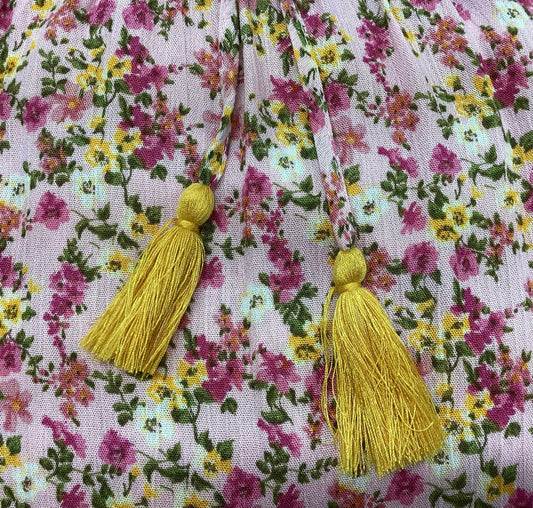 Pink Floral Printed Maxi Dress - Southern Sassy Boutique