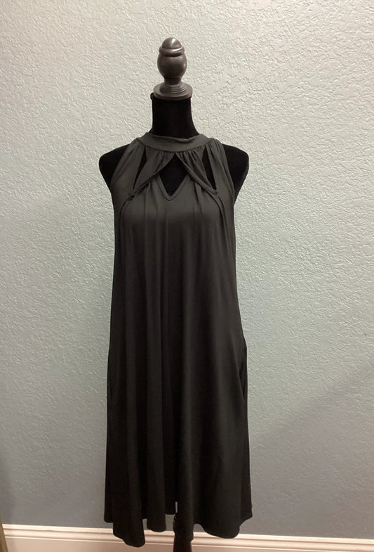 Twisted Front Cut Out Dress - Southern Sassy Boutique