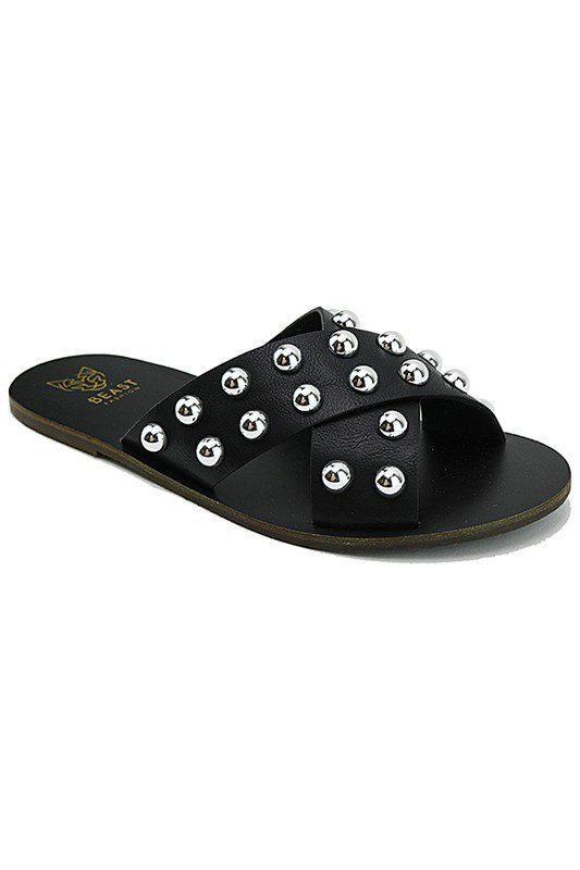 Open Toe X Strap - Southern Sassy Boutique