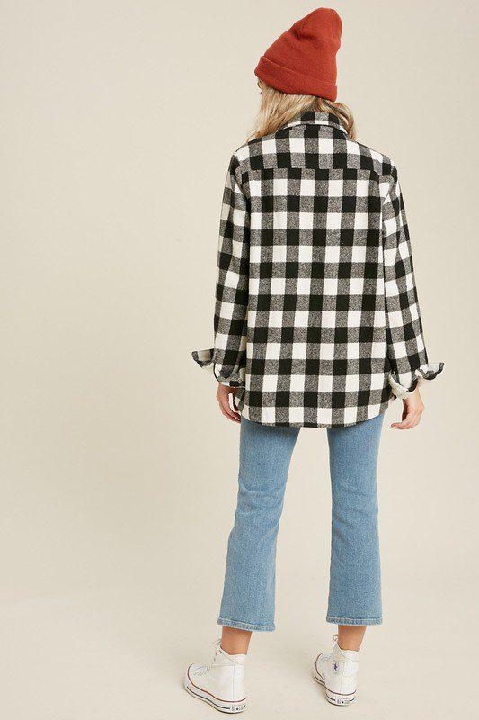 Buffalo Plaid Flannel Jacket