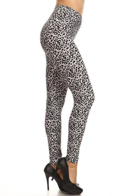Graphic Leopard Leggings - Southern Sassy Boutique